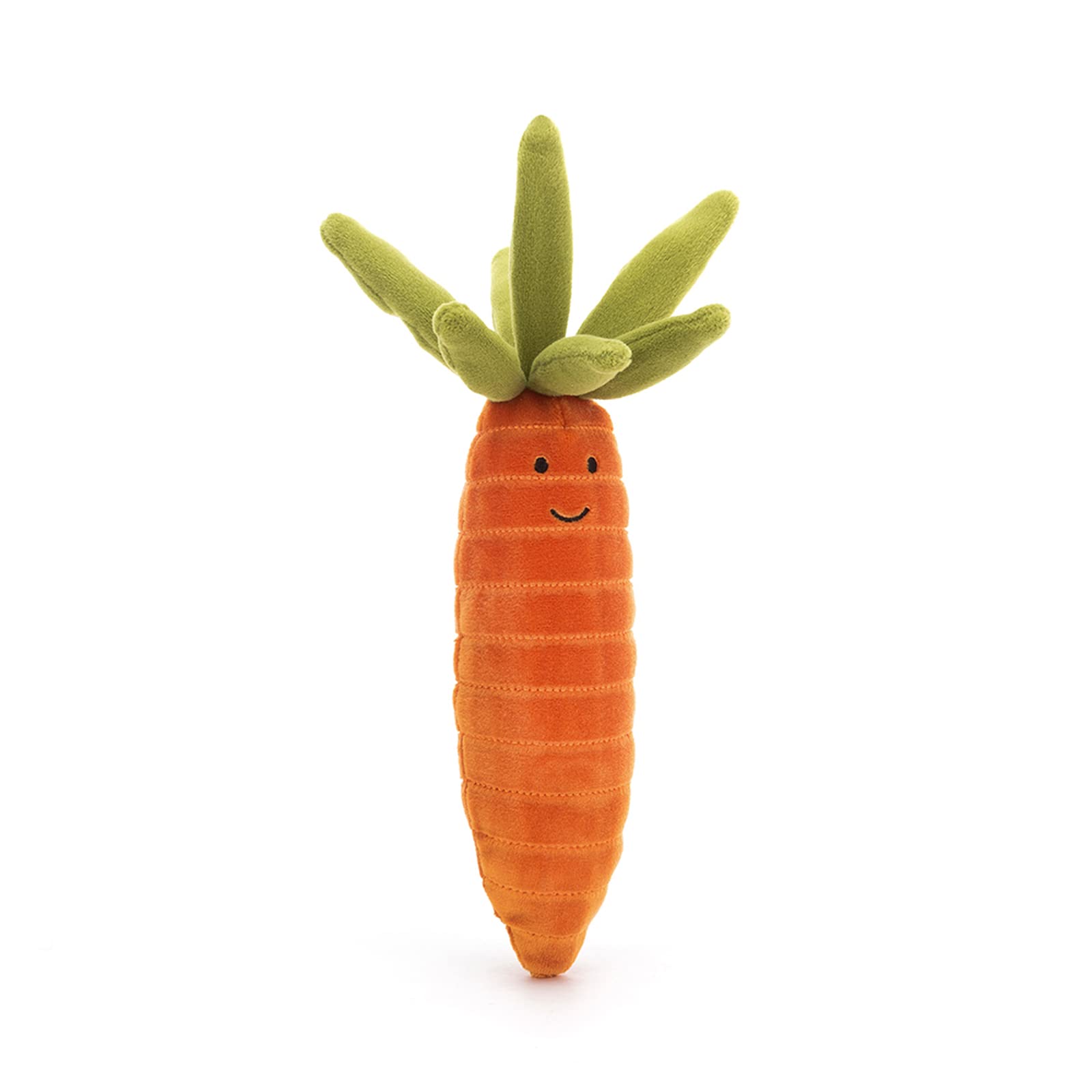 Jellycat Vivacious Vegetables Carrot Stuffed Toy, 6.5 Inches | Vegetable Plush | Great Gift Idea