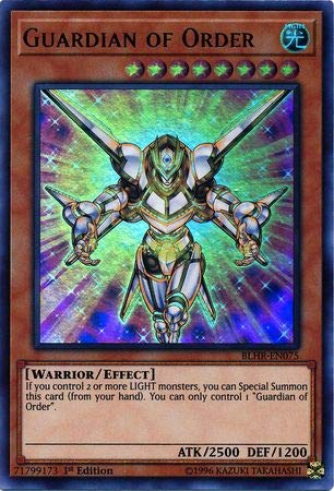 Yu-Gi-Oh! - Guardian Of Order - Blhr-En075 - Ultra Rare - 1St Edition - Battles Of Legend: Hero 'S Revenge