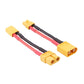 OliRC 4pcs XT30 XT-30 to XT60 XT-60 Male Female RC Connector Adapter with 16awg 5cm(C84-4)