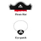 Adreit Girls Pirate Costume Buccaneer Princess Dress Up For Kids With Accessories Halloween Cosplay Party Outfit