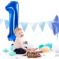 IWERP Navy Blue Number 11 Foil Mylar Balloon, 40 Inch, Birthday Decorations for 11 Year Old Girls and Boys