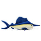 Tiny Heart Simulation Swordfish Plush-Sailfish Stuffed Animals-Marlin Deep Sea Plushie-Lifelike Gift Toy Fish Doll For Kids 18 Inches Long