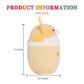 MMguai 14 inch Cute Big Boba Tea Shiba Inu Dog Plush Soft Hugging Pillow,Large Corgi Brown Pearl Milk Tea Stuffed Animals Toy Do
