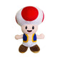 Yocosii (2 Pack) Mushroom Toad Plush, Cute Game Stuffed Toy, Christmas, Birthday Gift - 8'',Red&Blue