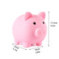 Pandaear Piggy Bank, Unbreakable Cute Plastic Coin Bank For Boys & Girls, Large Money Saving Bank, Shatterproof Pig Money Box, F
