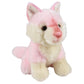 Forest & Twelfth 7'' Stuffed Pink Wolf, Soft Plush Toy, Cute Stuffed Animal For Boys And Girls, Realistic Looking Small Stuffed