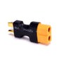 LINSYRC 2 Pairs XT60 to T-Plug Connector RC Male Female Adapter for RC Car Plane Lipo Battery ESC