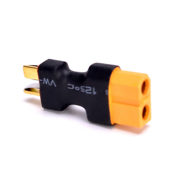 LINSYRC 2 Pairs XT60 to T-Plug Connector RC Male Female Adapter for RC Car Plane Lipo Battery ESC
