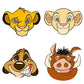 Unique Lion King Birthday Party Supply Decoration Favor Bundle Pack Includes Paper Masks And Blowouts And 1 Dinosaur Sticker Sheet