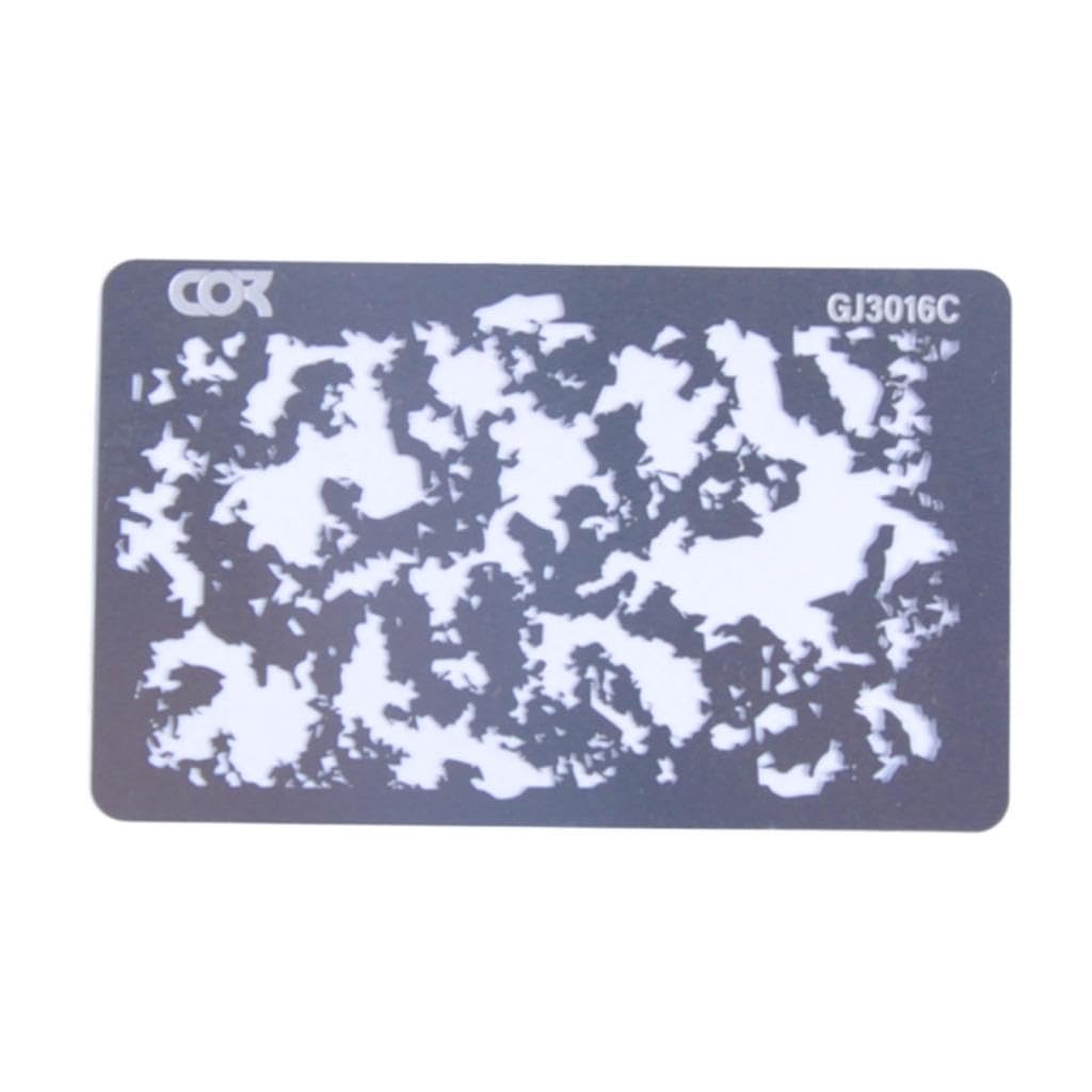 ATORSE Airbrush Templates and Stencils for 1/72 1/48 1/32 1/35 Model Scene Handmade Style C