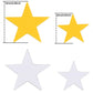 HESTYA 60g Star Confetti Glitter Star Table Confetti Metallic Foil Stars for Party Wedding Festival Decorations(Gold Silver 60g,