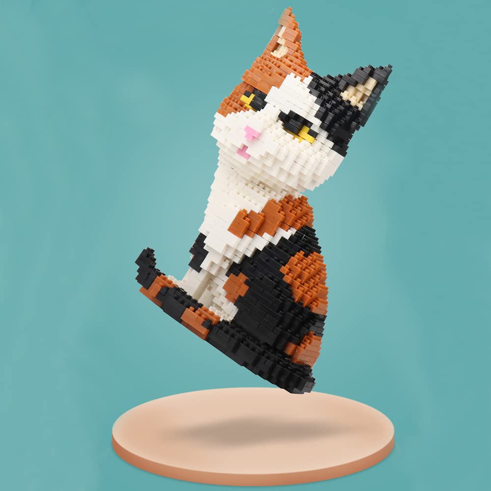 Uvini mature-themed Building Set  Blocks Pets  Micro Bricks Cat Animal Toy for Kids 10 11  12  13  14  Teens or mature-themed  1300 Pieces (1301)