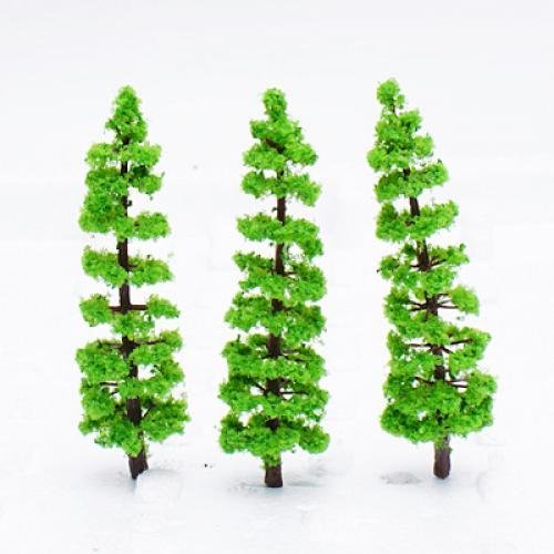 29pcs Mixed Model Trees 1.5-6 inch(4-16 cm), OrgMemory Ho Scale Bushes, Diorama Supplies, Plastic Trees for Projects, Model Trai