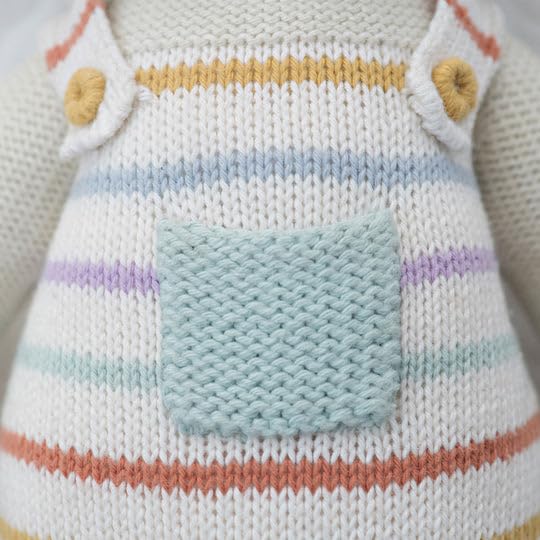 Cuddle + Kind Avery The Lamb Little 13'' Hand-Knit Doll - 1 Doll = 10 Meals, Fair Trade, Heirloom Quality, Handcrafted In Peru,