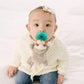 WubbaNub Infant Pacifier - Sloth, Brown Silicone, 1 Count, Model W32706