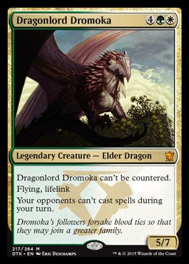 Magic The Gathering - Dragonlord Dromoka (217/264) - Dragons of Tarkir