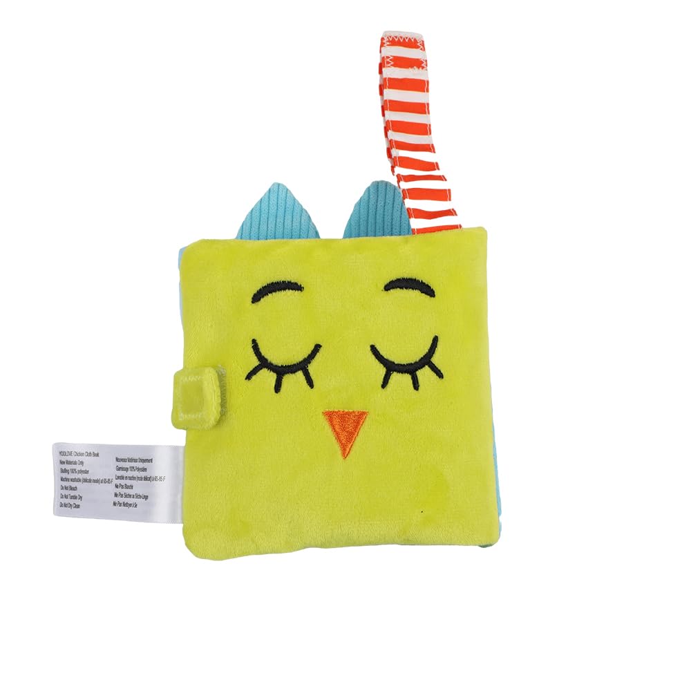 Soft Baby Books Gift Set - Cloth Crinkle Books for Infants 0-3-6-12 Months  Newborn Teething Toy  Tummy Time Toy  Baby Teethers  Shower Gift for Boys & Girls (2-pcs)