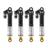 INJORA Brass & Aluminium 59mm Shocks- Long Threaded Shock Absorber Oil Damper for TRX4M TRX4MT 1/18 RC Crawler Upgrade