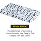 100 Pack 16MM White Dice - Six Sided Standard Opaque White Dice with Black Pips Dots for Board Games (100 Pack)