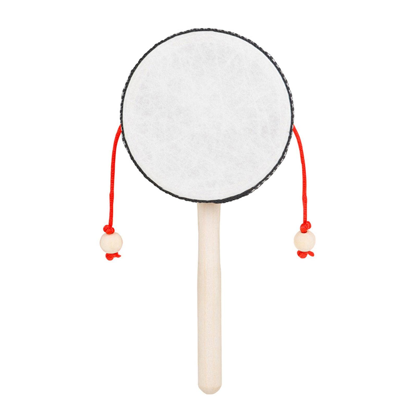 Loom Tree Wooden Rattle Drum Chinese Traditional For Early Education Newborn | Toys For Baby | Developmental Baby Toys