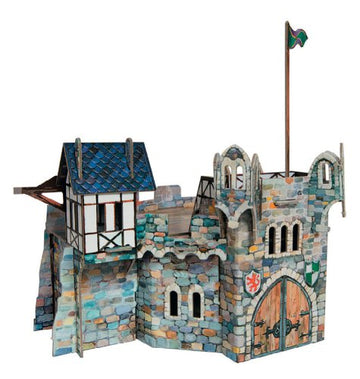 Clever Paper Round Tower With Figures