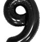 Tellpet Black Number 9 Balloon, 40 Inch
