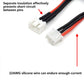 JST-XH 2S Balance Plug Extension Lead Wire 200mm 5 PCS for LiPo Battery Balance Charging 22AWG Silicone