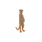 Papo -Hand-Painted - Figurine -Wild Animal Kingdom - Standing Meerkat -50206 -Collectible - For Children - Suitable For Boys And Girls- From 3 Years Old