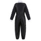 Lmyove Kids Race Car Driver Costume Boys Girls Racing Halloween Play Role Dress Up Racer Jumpsuit And Car Cap Toddler 3-9Y (Medium, Black)