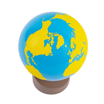 Kghios Montessori Globe Of The Continents Science And Cultural Geography Materials Continental Globe And Sandpaper Globe Early Education Teaching Aids Toys