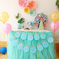 Flairs New York Happy Birthday Decorations Banner Party Props With Gold Crown Letters (Pack Of 1 Banner, Baby Blue/Gold Glitter