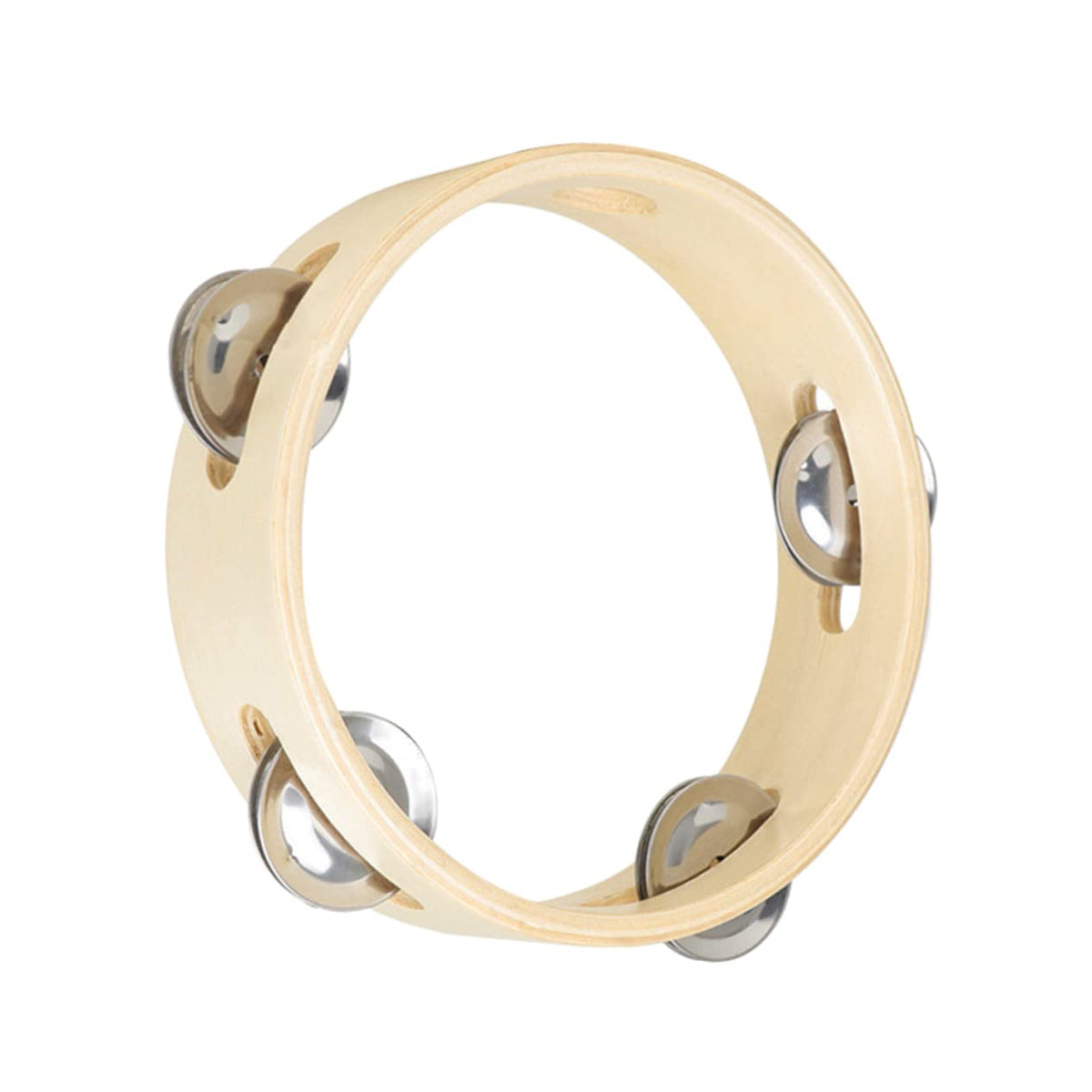 Excluzo 6 Rattle Tambourine Circle Musical Percussion Instruments For Educational Musical Tambourine Musical Rhythm Percussion H