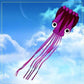 5M 3D Large Octopus Parafoil Kite With Handle & String, Fun To Fly, Outdoor Park Garden Beach Fun