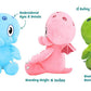 C is for Cthulhu Baby Plush Toy, Green, 6 Inches, Soft Plush Material
