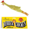 Loftus International Rubber Chicken Set - 2 Large Yellow Rubber Chickens, Model 13-0025