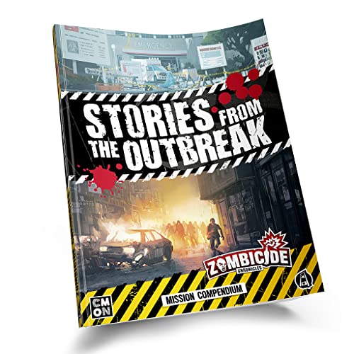 Cmon Zombicide Chronicles: Stories From The Outbreak Mission Compendium - 10 Exciting Pre-Made Adventures! Cooperative Strategy