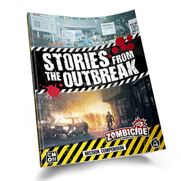 Cmon Zombicide Chronicles: Stories From The Outbreak Mission Compendium - 10 Exciting Pre-Made Adventures! Cooperative Strategy