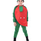 The Dance Bible Red Chilli Fancy Dress With Jumpsuit For Kids 8-10 Years | Boys & Girls Vegetable Cutout Costume For School Func