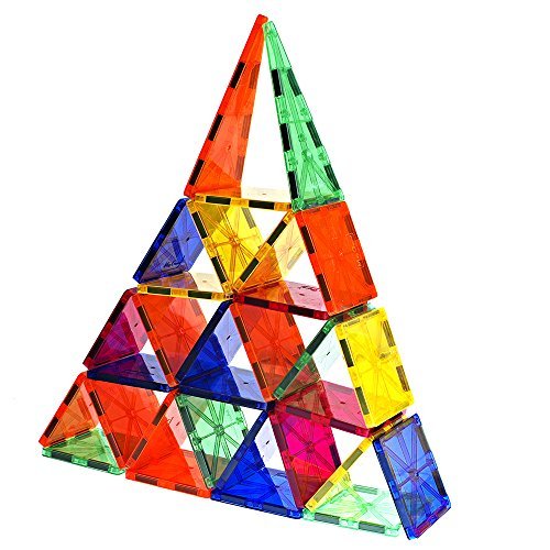 Mag-Genius Educational & Colorful Magnetic Building Blocks Set – 182+2-Piece Stackable Dynasty Series