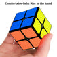 2X2 Speed Cube, Classic 2X2 Cube Puzzles Toy (Black)