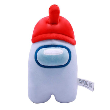 Just Toys Llc Among Us Plush - Series 2 (White W/Glove Hat)