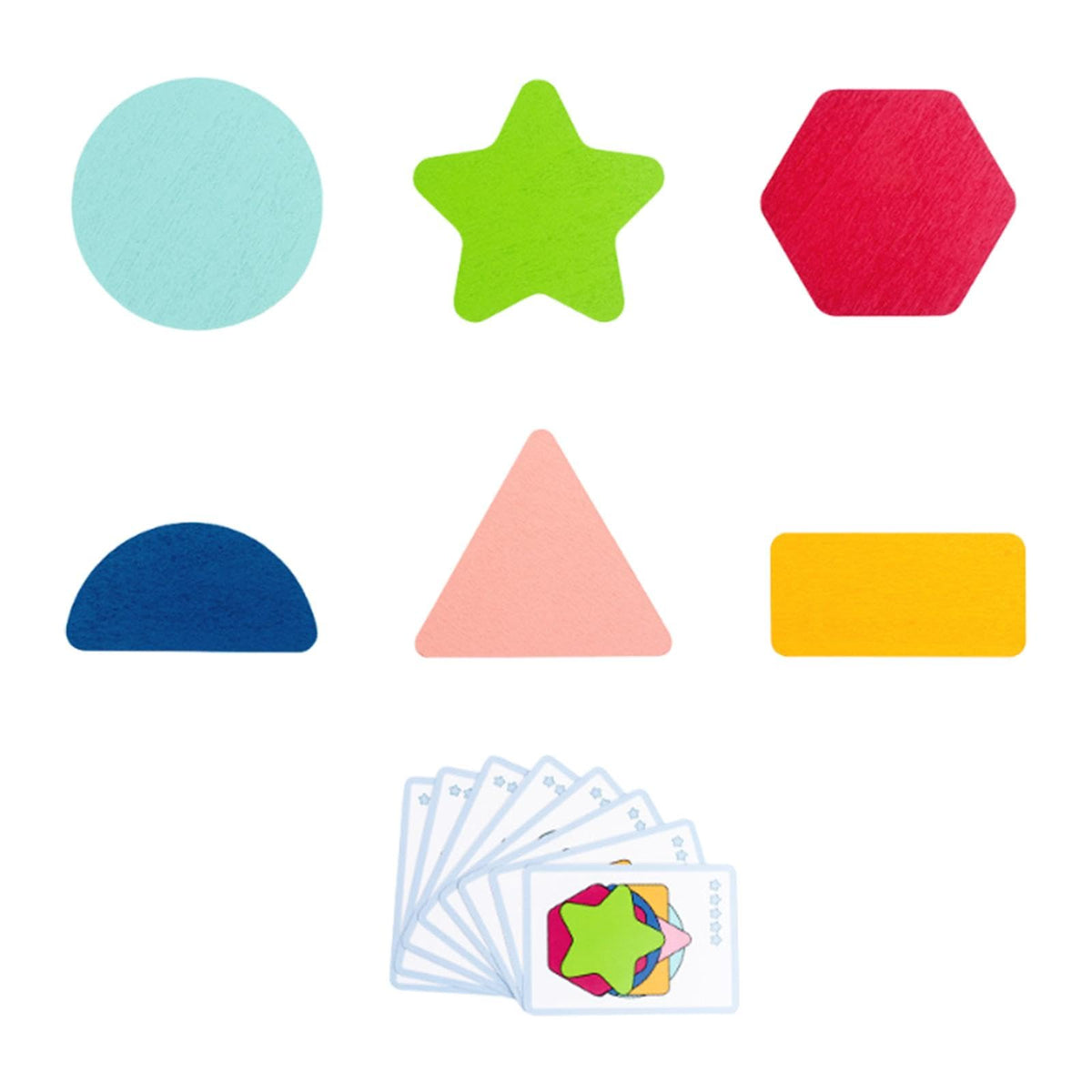 Merishopp Wooden Puzzle For Kids Preschool Shape Pattern Block For Baby Children Girls| Baby Learning Toy | Infant Activity Toy 