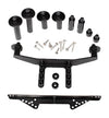 Traxxas 1914R Front & Rear Body Mounts with Body Posts, Extensions & Hardware,Black