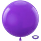 Bezente Purple Giant Balloons - 36 Inch Jumbo Round Latex Balloons, 8 Pack for Birthday, Graduation, Baby Shower, Wedding, Halloween