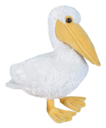 Wild Republic Pelican White, Cuddlekins, Stuffed Animal, 12 inches, Gift for Kids, Plush Toy, Fill is Spun Recycled Water Bottle