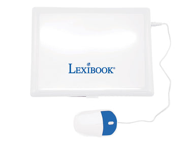 Lexibook - Educational And Bilingual Laptop Spanish/English - Toy For Children With 124 Activities To Learn Mathematics, Dactylography, Logic, Clock Reading, Play Games And Music - Jc598I2