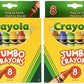 Crayola 52-0389 Crayons Jumbo, Pack of 2