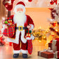 Uten 24'' Santa Claus Decorations, Standing Christmas Santa Claus Figurine Figure Decor Christmas Sock And Gifts Bag Christmas D