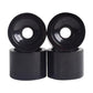 UJEAVETTE 4X 78A Hardness Skateboard Wheels 70X51mm Longboard Roller Parts Black