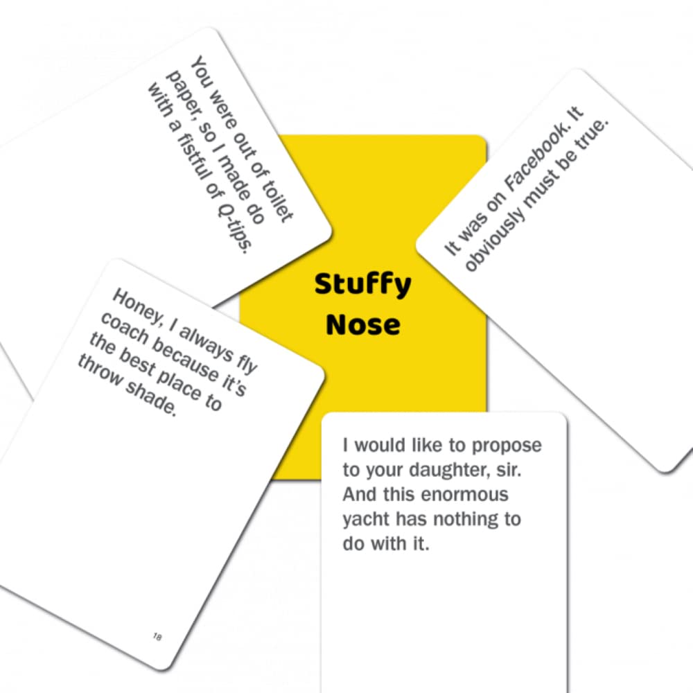 Utter Nonsense Naughty Edition - The Crazy Board Game of Voices and Accents - mature-themed Version - Mature Content - 17+